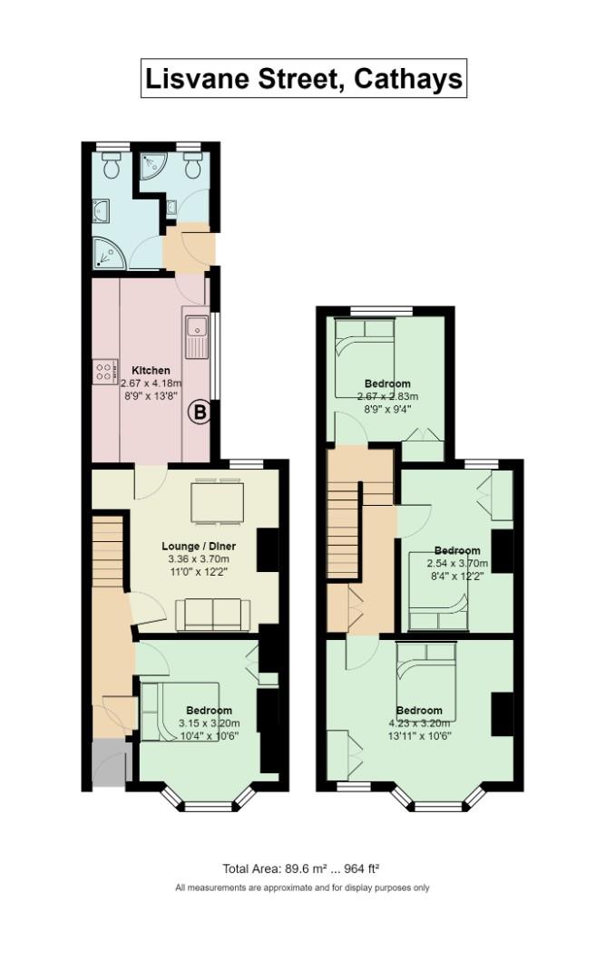 Floorplan for Lisvane Street, Cathays